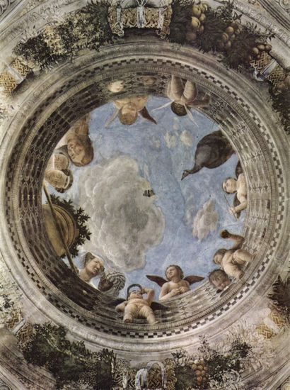 Ciclo de frescos en la Camera degli Sposi en el Palacio Ducal de Mantua, escena 