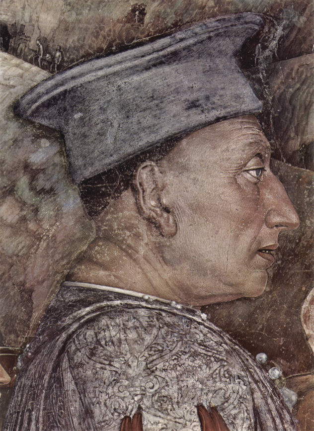 Ciclo de frescos en la Camera degli Sposi en el Palacio Ducal de Mantua, escena