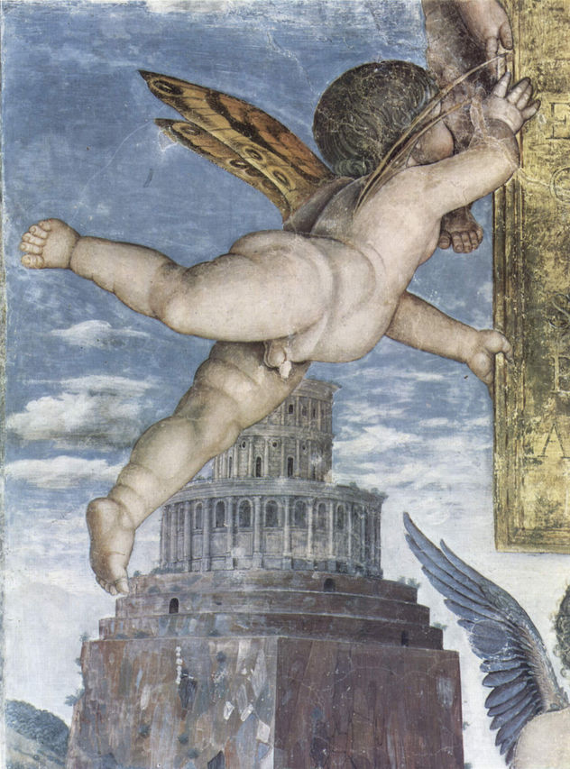 Ciclo de frescos en la Camera degli Sposi en el Palacio Ducal de Mantua, escena