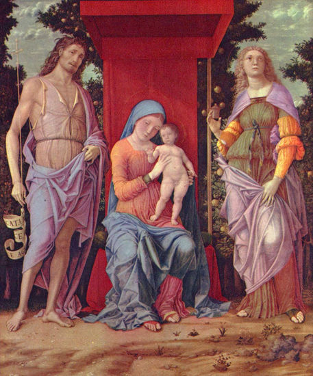 Madonna with Saint Mary Magdalene and Saint John the Baptist 