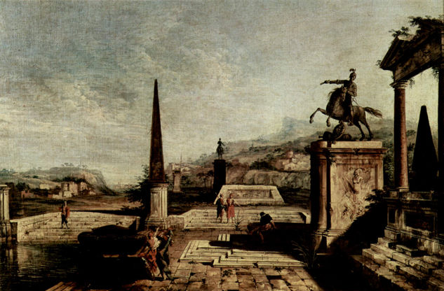 Landscape with Obelisk 