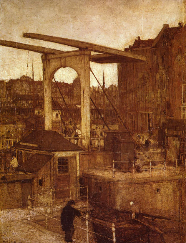 Vista de la ciudad (vista de Ámsterdam)