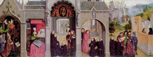 Hochaltar de la iglesia abacial de St-Bertin en St-Omer, ala izquierda exterior