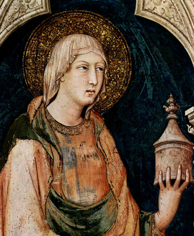 Ciclo de frescos con escenas de la vida de San Martín de Tours, capilla en la cripta de San Francisco en Asís, escena.