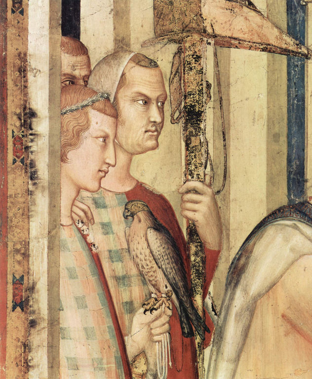 Ciclo de frescos con escenas de la vida de San Martín de Tours, capilla en la cripta de San Francisco en Asís, escena.