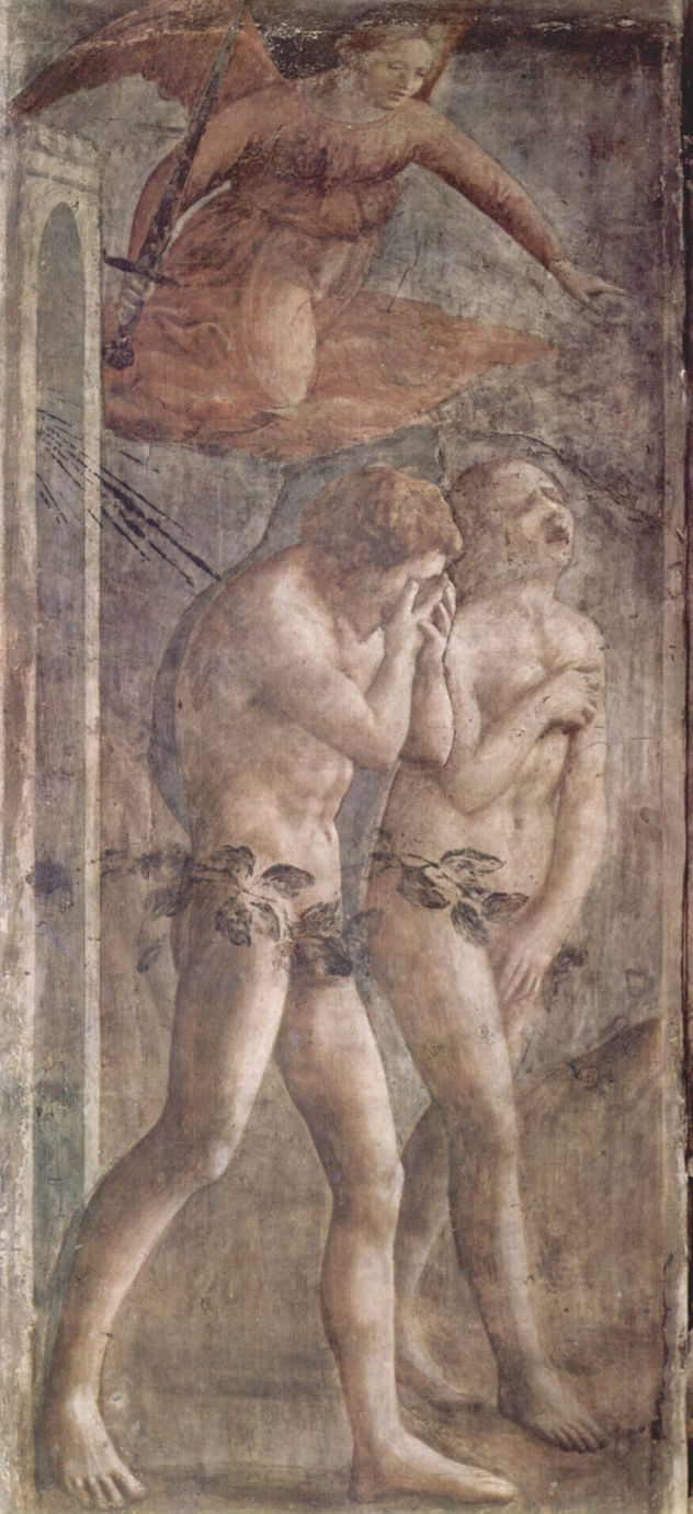 Ciclo de frescos de la capilla Brancacci en Santa Maria del Carmine en Florencia, escenas de la vida de Pedro, escena
