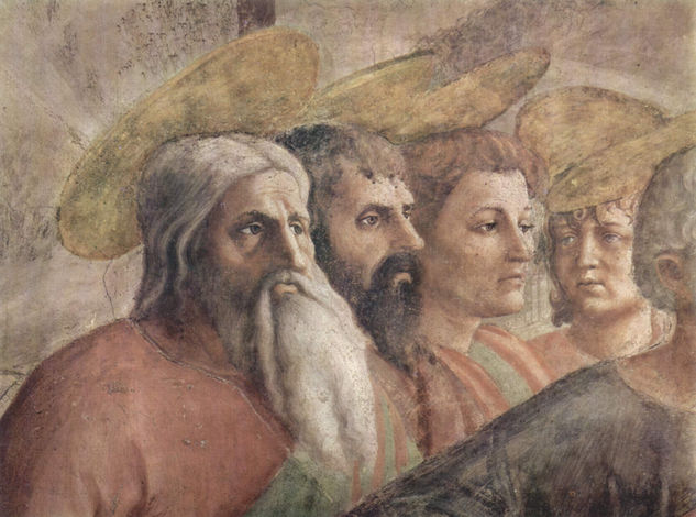 Ciclo de frescos de la Capilla Brancacci en Santa Maria del Carmine en Florencia, escenas de la vida de Pedro, escena 