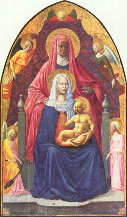 St. Anne with the...