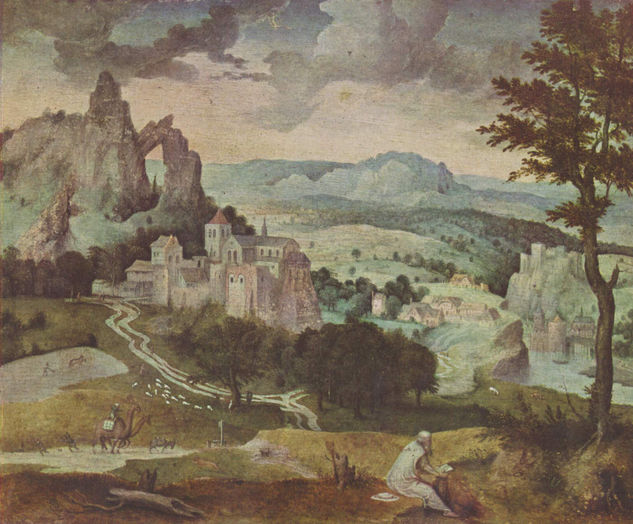 Hl. Hieronymus in einer Landschaft 