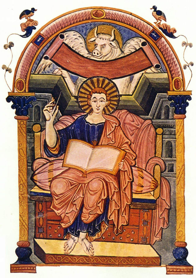 Gospel Book of Abbess Ada, scene