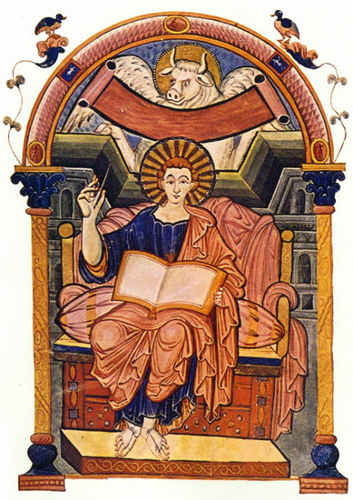 Evangeliar de la abadesa Ada, escena 