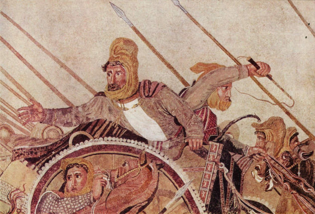 Alexanderschlacht, Detalle
