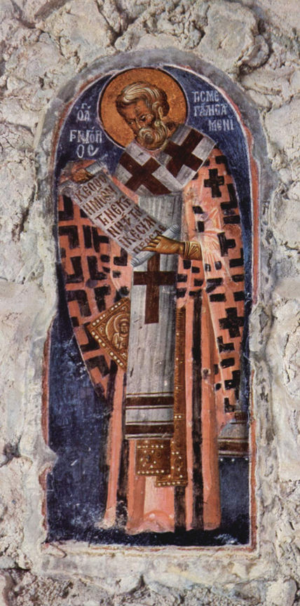 Frescos in the...