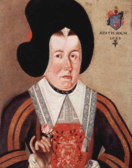 Porträt der Barbe de Preux 