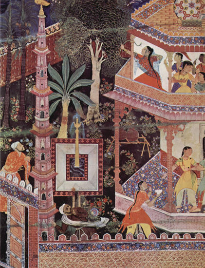 Hamza-Nâma-Handschrift, Szene 