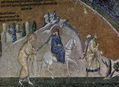 Mosaics of the Kahriye Djami Church in Istanbul, scene