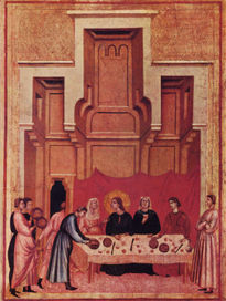 Escena de banquete