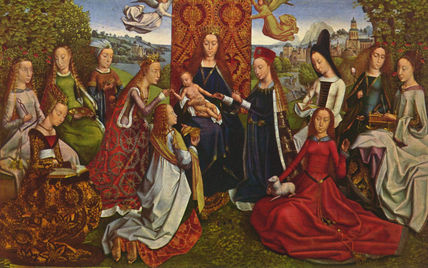 Thronende Madonna...