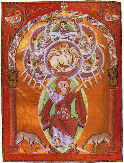 Evangeliar Kaiser Ottos III., Szene 