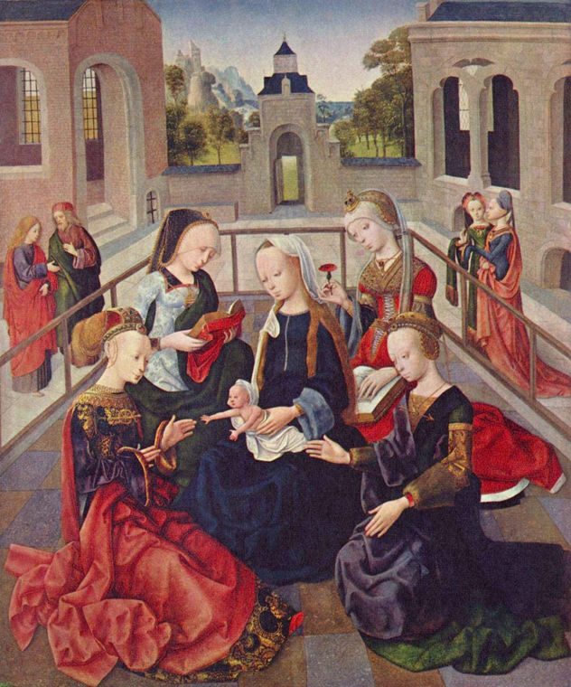 Madonna among Four Holy Women