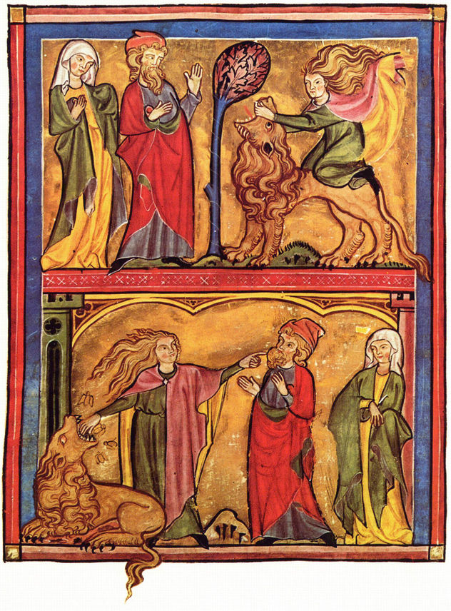 Weltenchronik des Rudolf von Ems, Szene