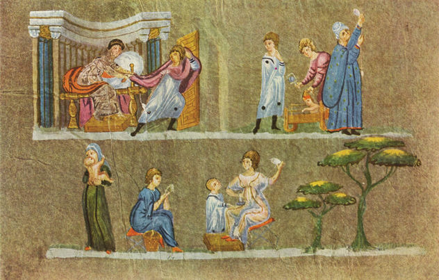 Wiener Genesis, escena