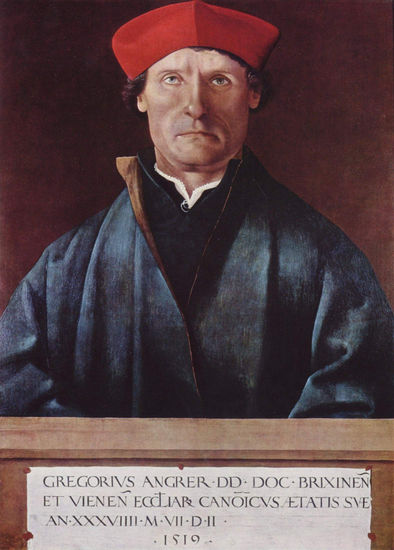 Retrato del canónigo de Brixen Gregor Angrer 