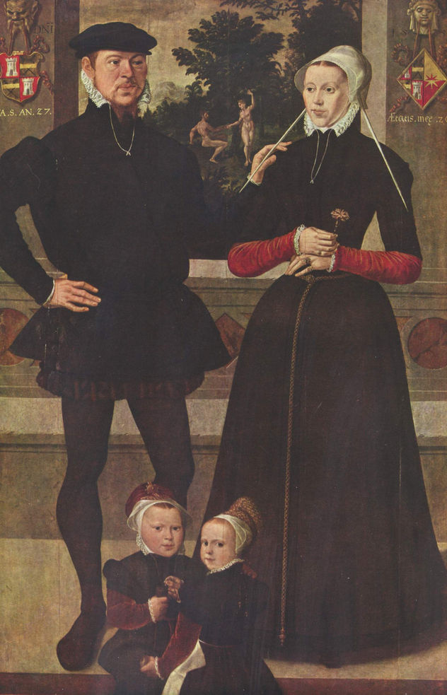 Porträt der Familie van Gindertaelen