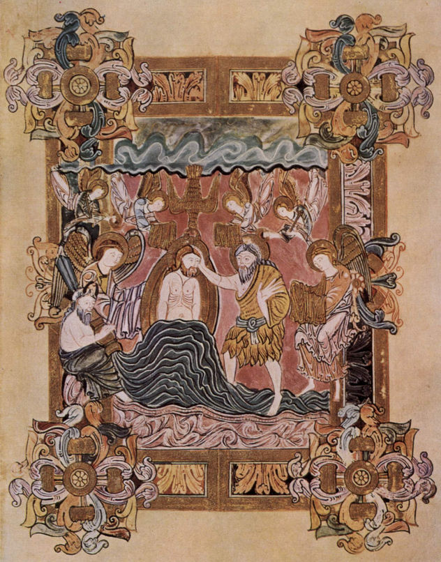 Benedictionale de San Aethelwold, escena