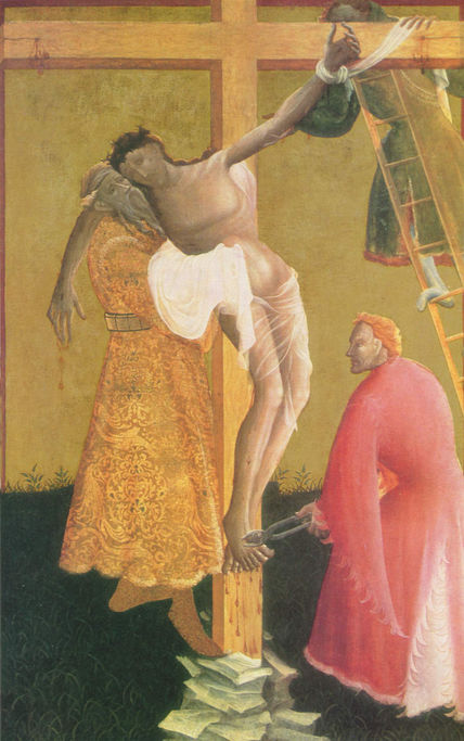 Kreuzabnahme, Detail