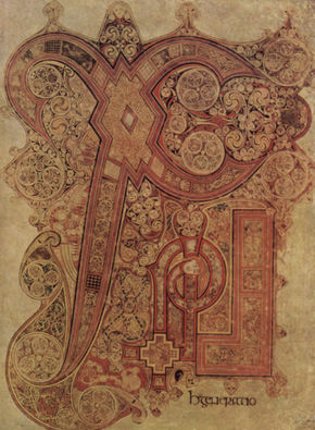 Libro de Kells, escena