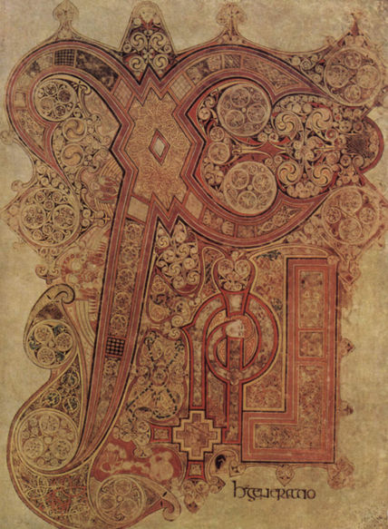 Libro de Kells, escena
