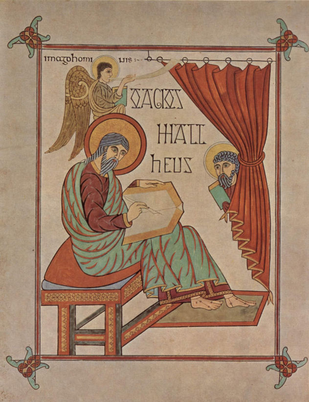 Libro de Lindisfarne, escena