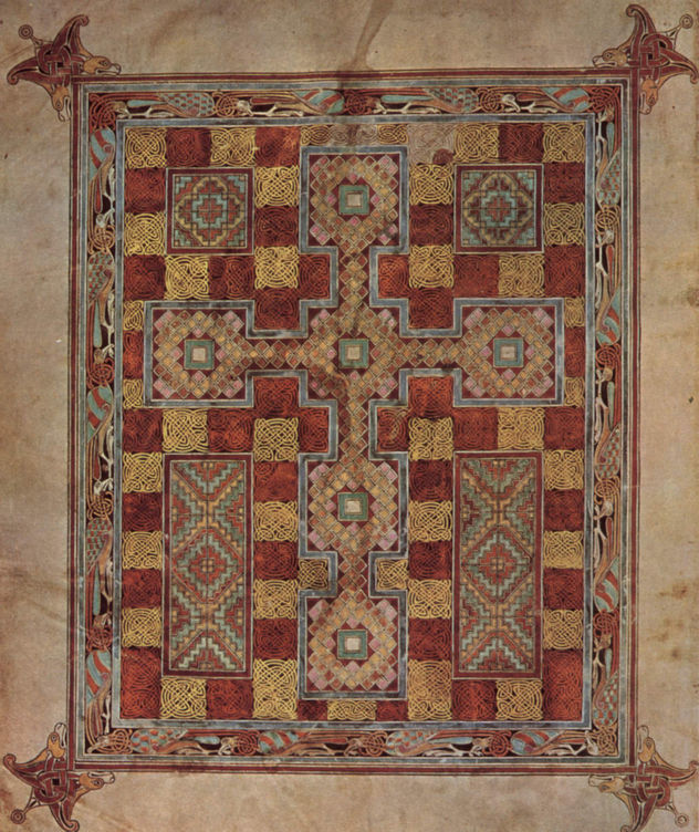 Libro de Lindisfarne, escena