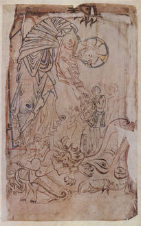 Cotton-Psalter, scene