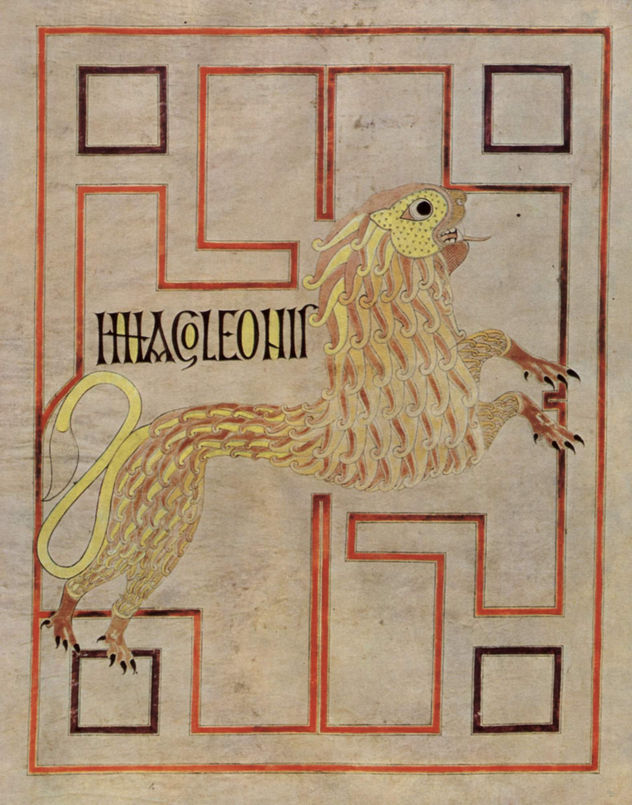 Evangeliar de Echternach, escena