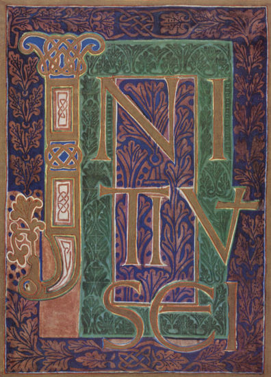 Wernigerode Gospel Book, IVITIUM, Initials 