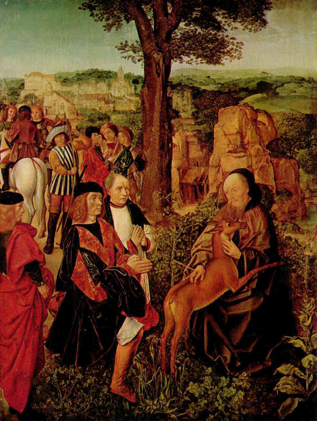 Hl. Ägidius und die Hindin