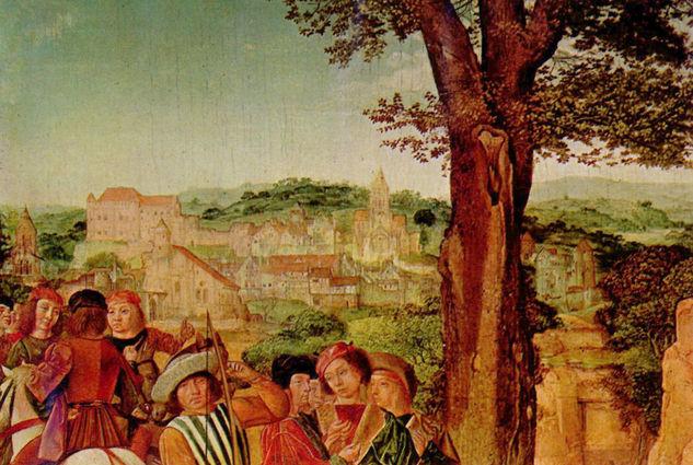 St. Giles and the Hind, Detail 