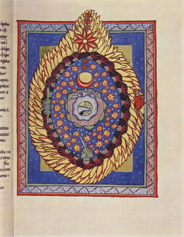 Hildegardis Codex, called Codex Scivias, scene