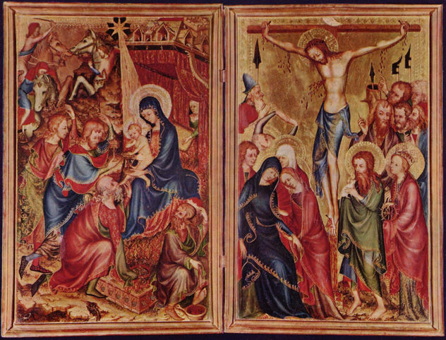 Bargello Diptych, left scene