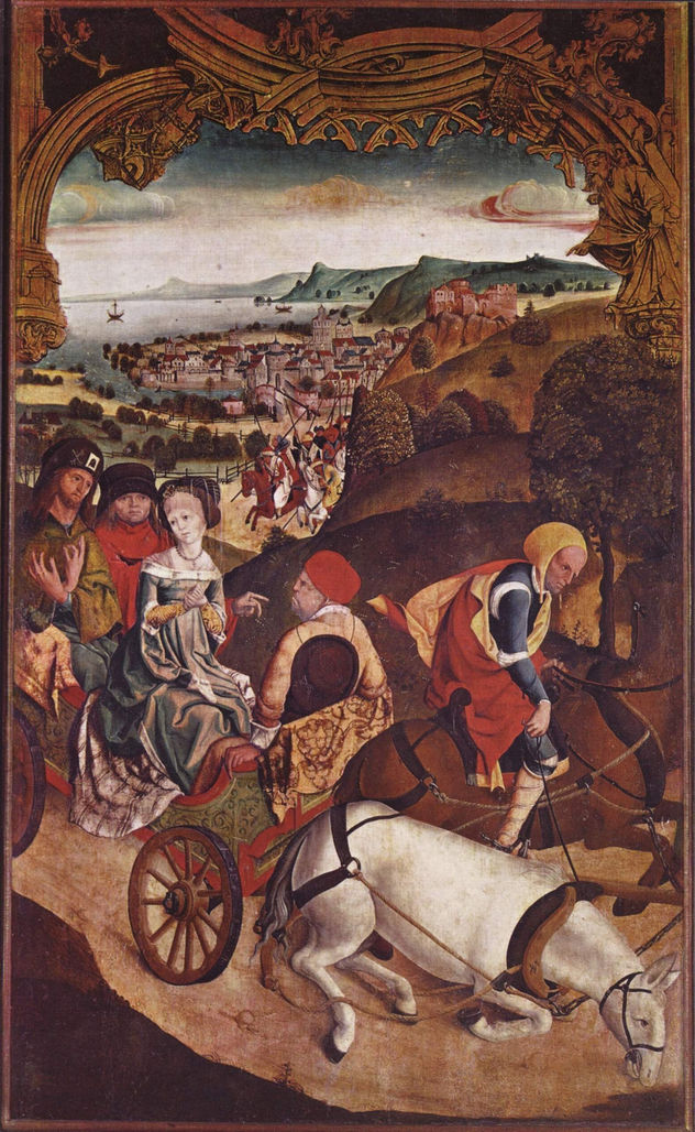 Krainburger Altar, left inner wing, scene
