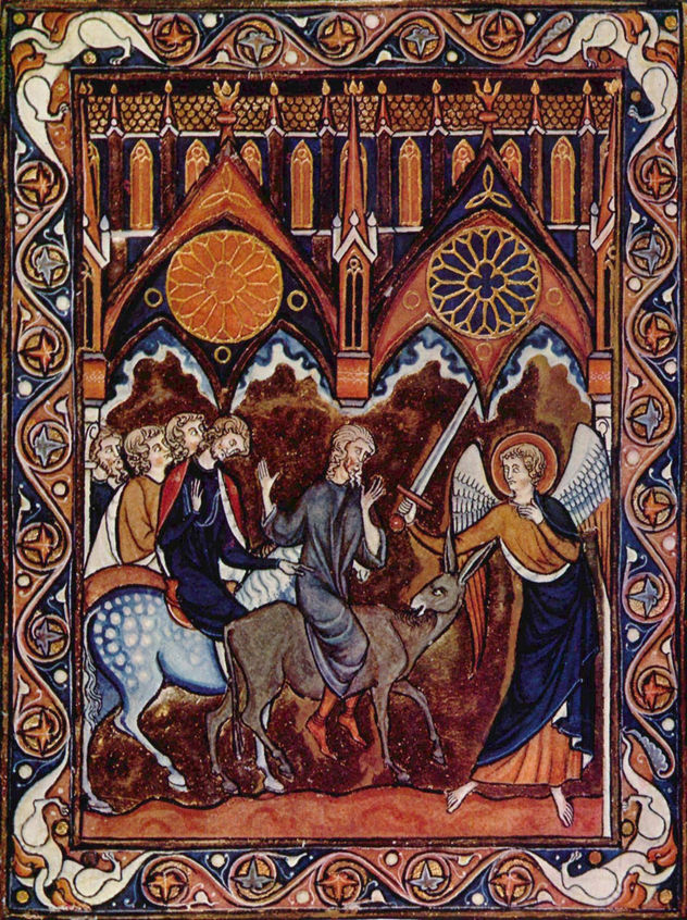 Salterio de Luis el Santo (Luis IX, Rey de Francia), escena