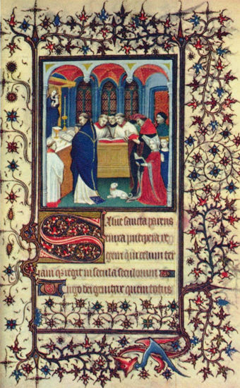 Hours of Marshal Boucicaut (Book of Hours), scene 