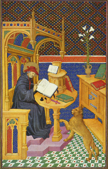 Hours of Marshal Boucicaut (Book of Hours), scene 