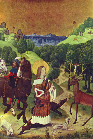 La conversión de san Huberto 