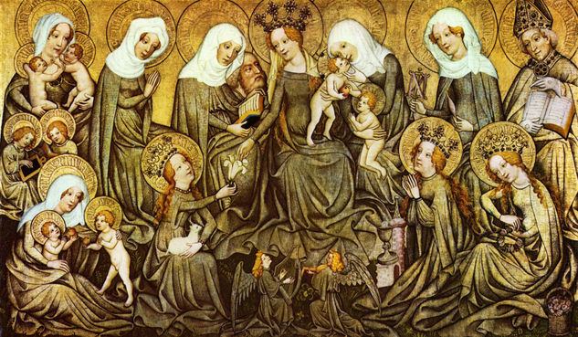 Ortenberger Altar, escena La Sagrada Familia 