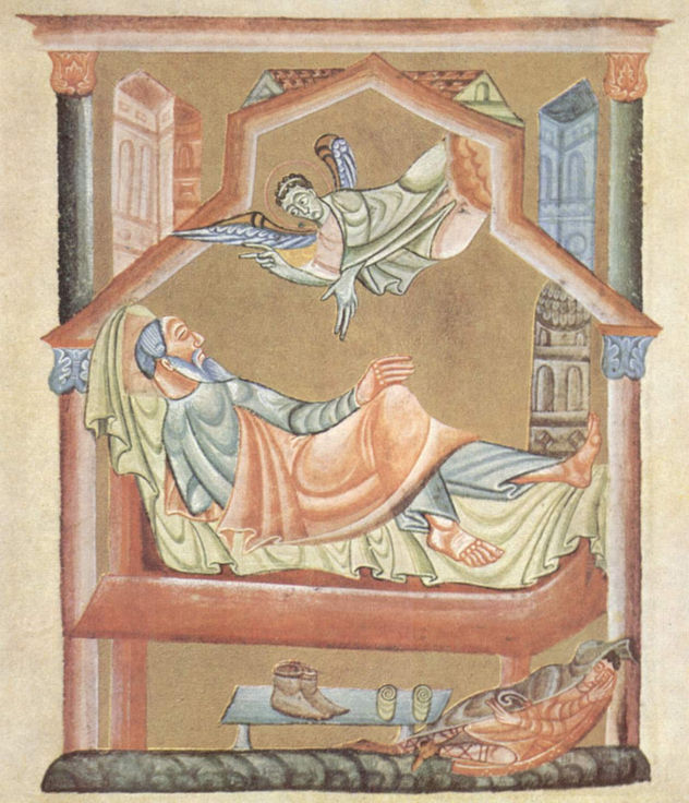 Perikopenbuch Heinrichs II., Szene