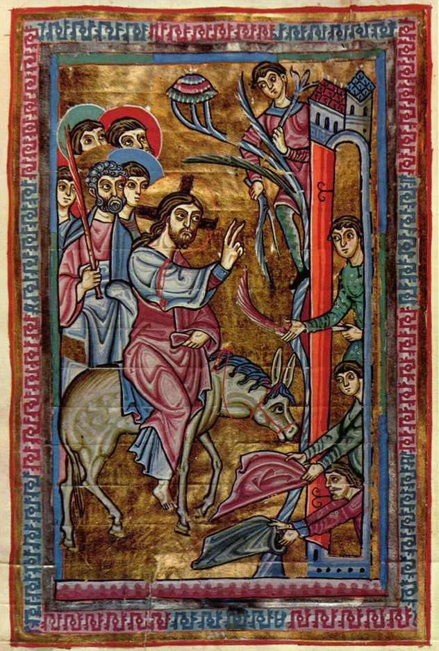 Perikopenbuch von St. Erentrud in Salzburg, Szene