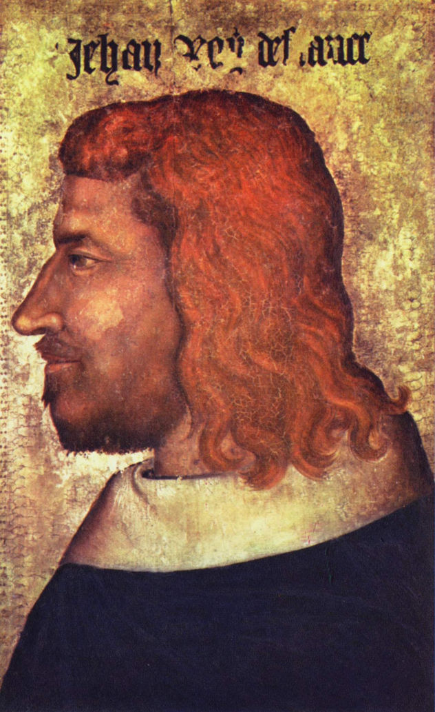 Retrato del rey francés Juan el Bueno (Juan II, el Bueno)